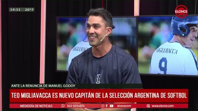 S&oacute;ftbol: Teo Migliavacca, nuevo capit&aacute;n de la selecci&oacute;n argentina